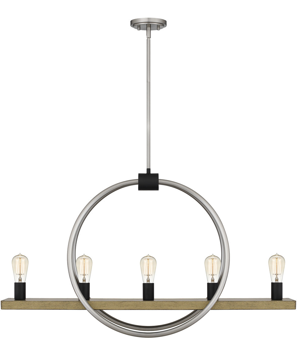 Sterling 5-light Island Light Brushed Nickel