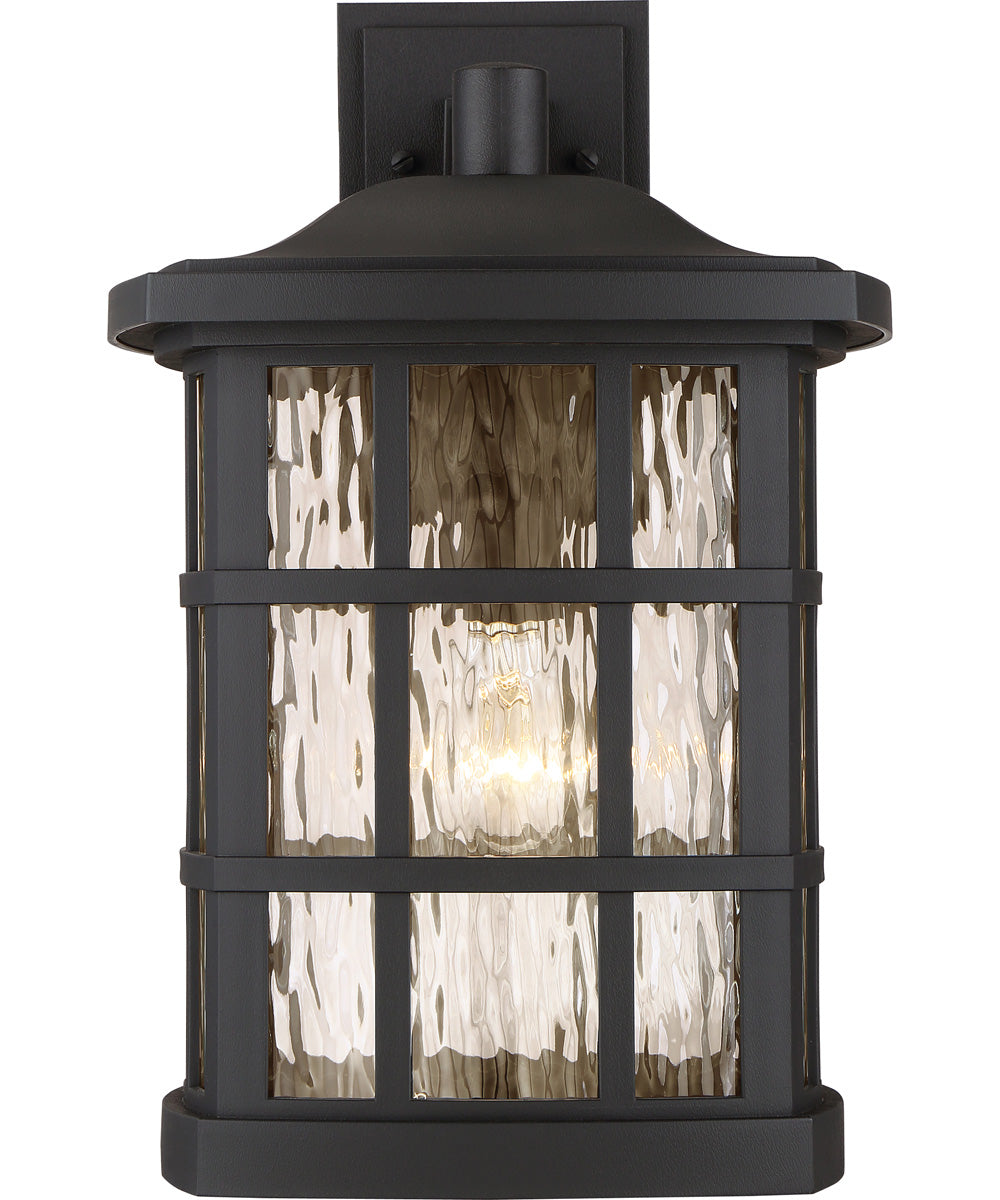 Stonington Extra Large 1-light Outdoor Wall Light  Coastal Armour Mystic Black