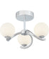 Essence 3-light Semi Flush Mount Polished Chrome