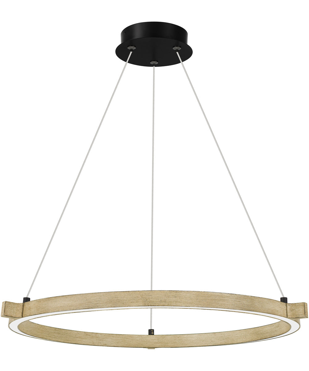 Soma  Pendant Whitewashed Walnut