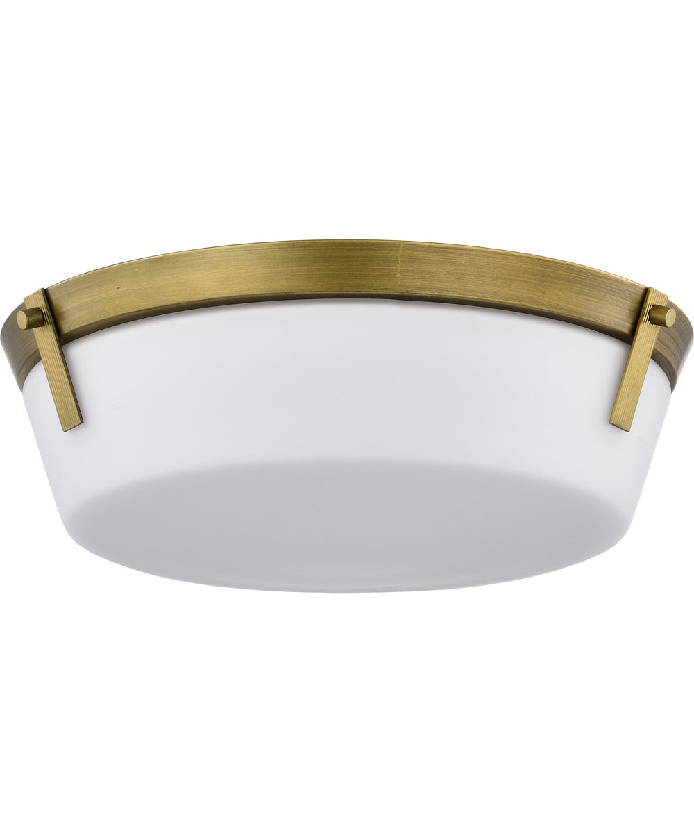 Rowen 3-Light Close-to-Ceiling Natural Brass