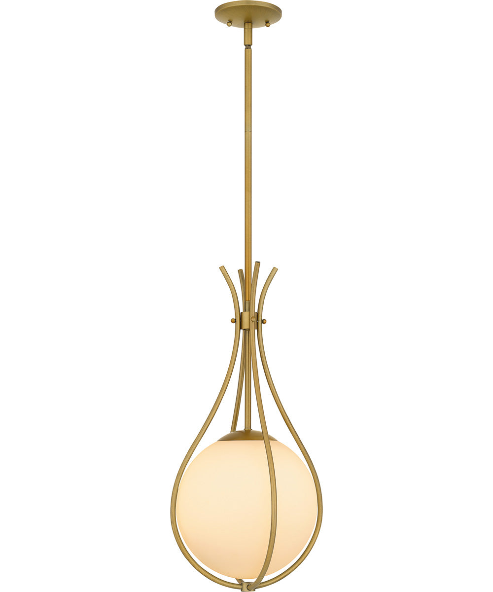Quoizel Pendant Small 1-light Mini Pendant Aged Brass