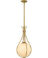 Quoizel Pendant Small 1-light Mini Pendant Aged Brass