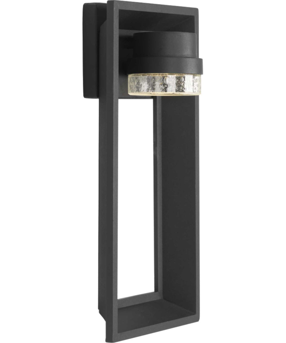 Z-1010 1-Light LED Wall Lantern Textured Black