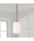 Lawson 1-Light Pendant Aged Brass