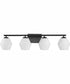 Copeland 4-Light Mid-Century Modern Vanity Light Matte Black