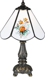 12"H Rose Bouquet Mini Lamp