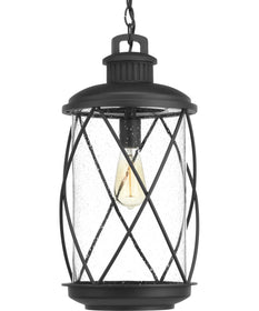 Hollingsworth Hanging Lantern Textured Black