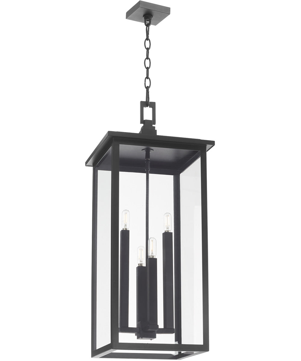 Westerly 4-light Pendant Textured Black