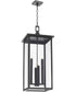 Westerly 4-light Pendant Textured Black