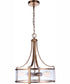 Elliot 5-Light Pendant Satin Brass