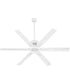 65" Zeus Patio Ceiling Fan Studio White