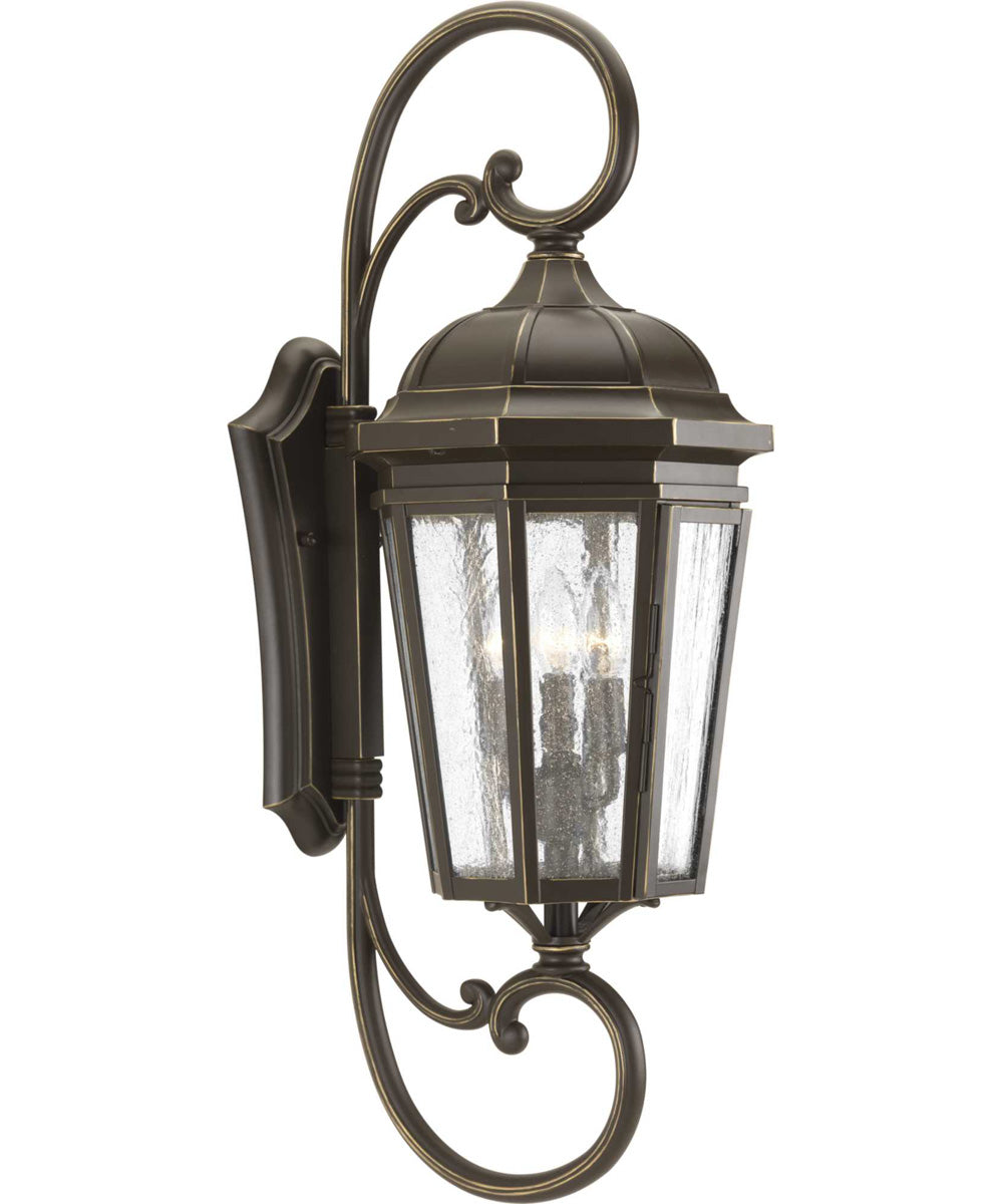 Verdae 3-Light Extra-Large Wall-Lantern Antique Bronze