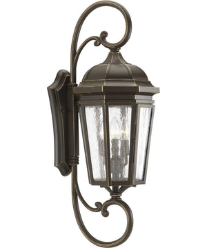 Verdae 3-Light Extra-Large Wall-Lantern Antique Bronze