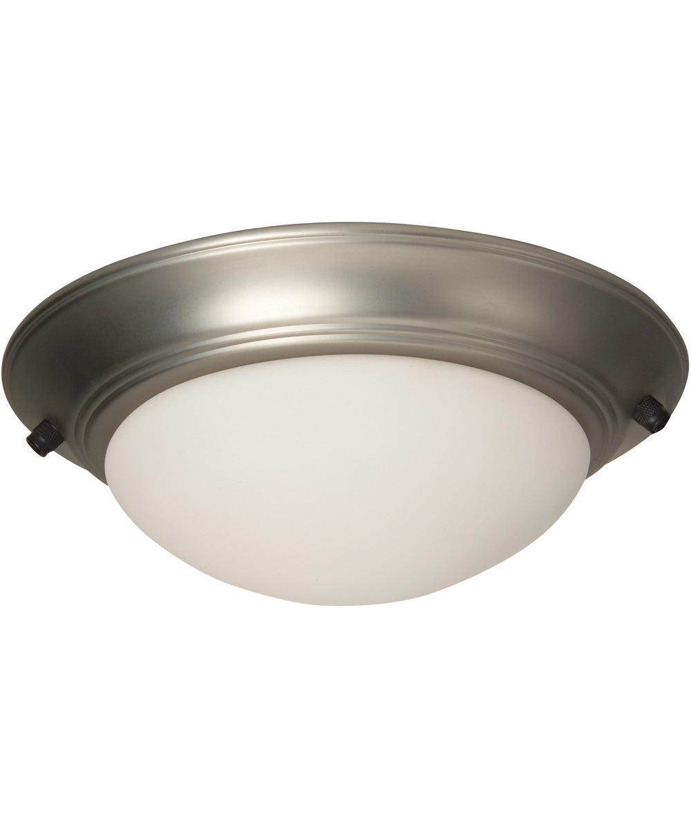 Elegance 2-Light Bowl Light Kit Brushed Satin Nickel