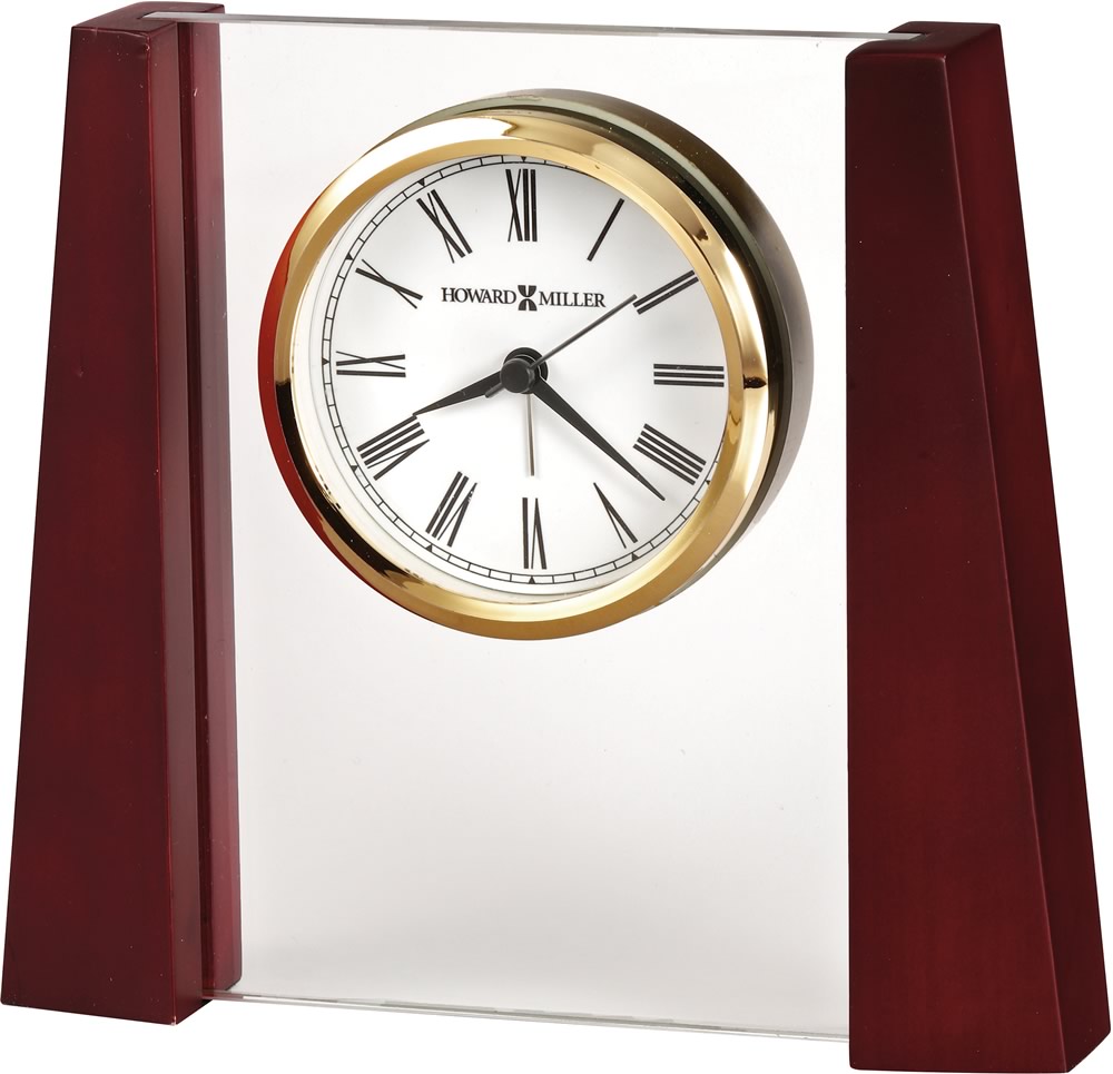 7"H Keating Tabletop Clock Rosewood