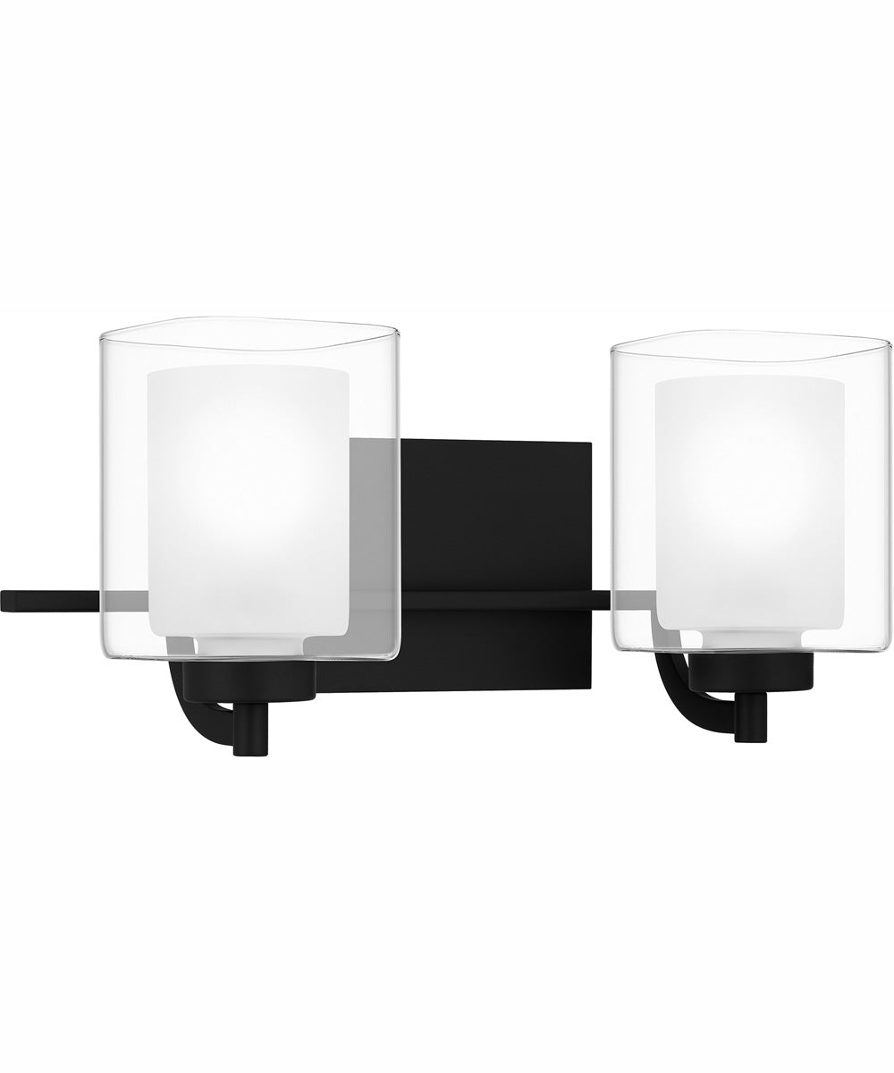 Kolt Medium 2-light Bath Light Matte Black