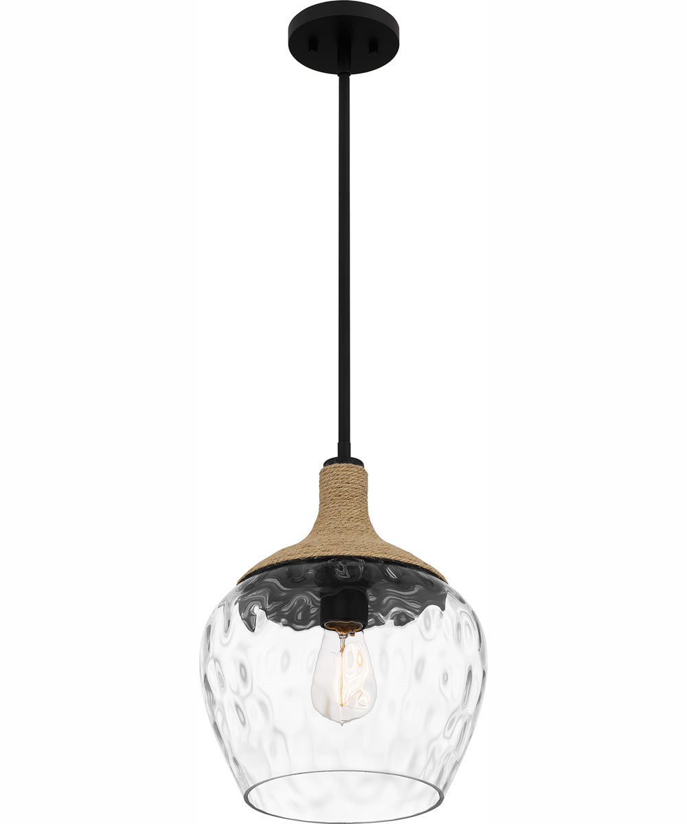 Quoizel Piccolo Pendant 1-light Mini Pendant Matte Black