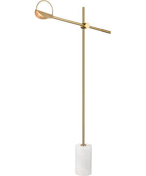 Orson 71'' High 1-Light Floor Lamp - Satin Brass