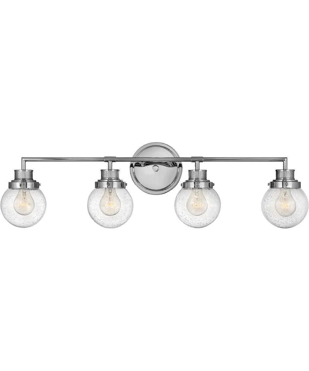 Poppy 4-Light Vanity in Chrome