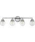 Poppy 4-Light Vanity in Chrome