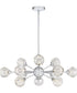 Spellbound 12-light Chandelier Polished Chrome