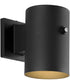 5"  LED Outdoor Aluminum Wall Mount Cylinder with Photocell Black