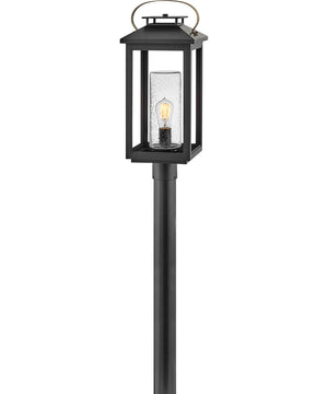 Atwater Coastal Elements  1-Light Medium Outdoor Post Top or Pier Mount Lantern in Black