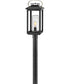 Atwater Coastal Elements  1-Light Medium Outdoor Post Top or Pier Mount Lantern in Black