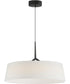 Paramount 21 inch LED Pendant Black