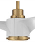60" Phoebe 1-Light Indoor/Outdoor Ceiling Fan Satin Brass
