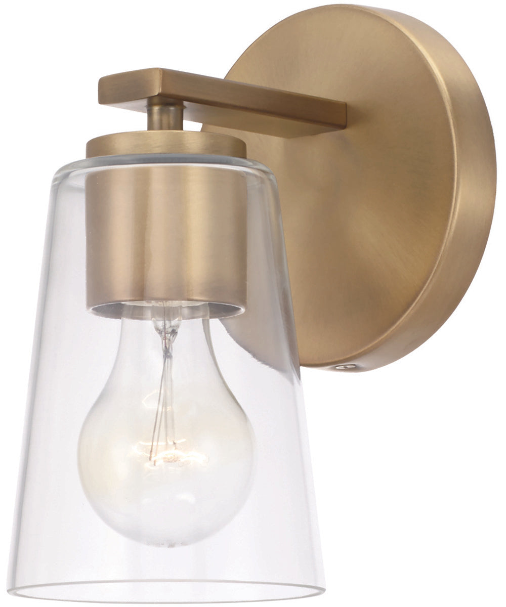 Portman 1-Light Sconce Aged Brass