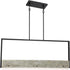 38"W Alta 1-Light Vanity & Wall Black / Gray Wood