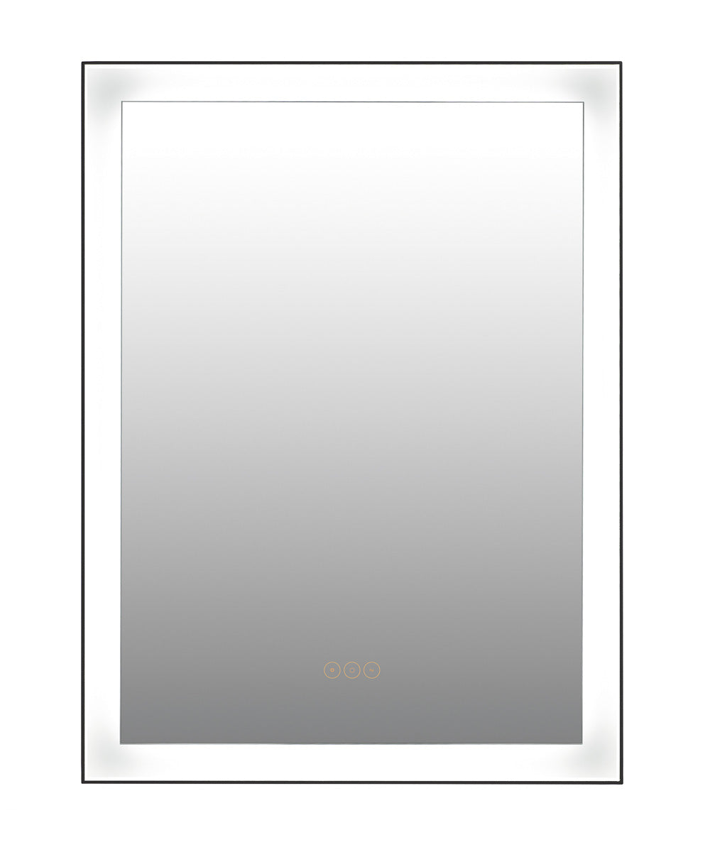 Greer Large Mirror Matte Black