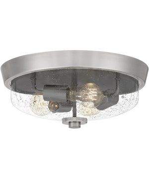 Radius 3-light Flush Mount Brushed Nickel