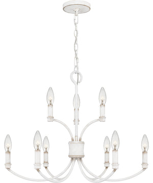 Briar 9-light Chandelier Antique White