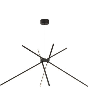 Alumilux Aster 4-Light LED Pendant Black