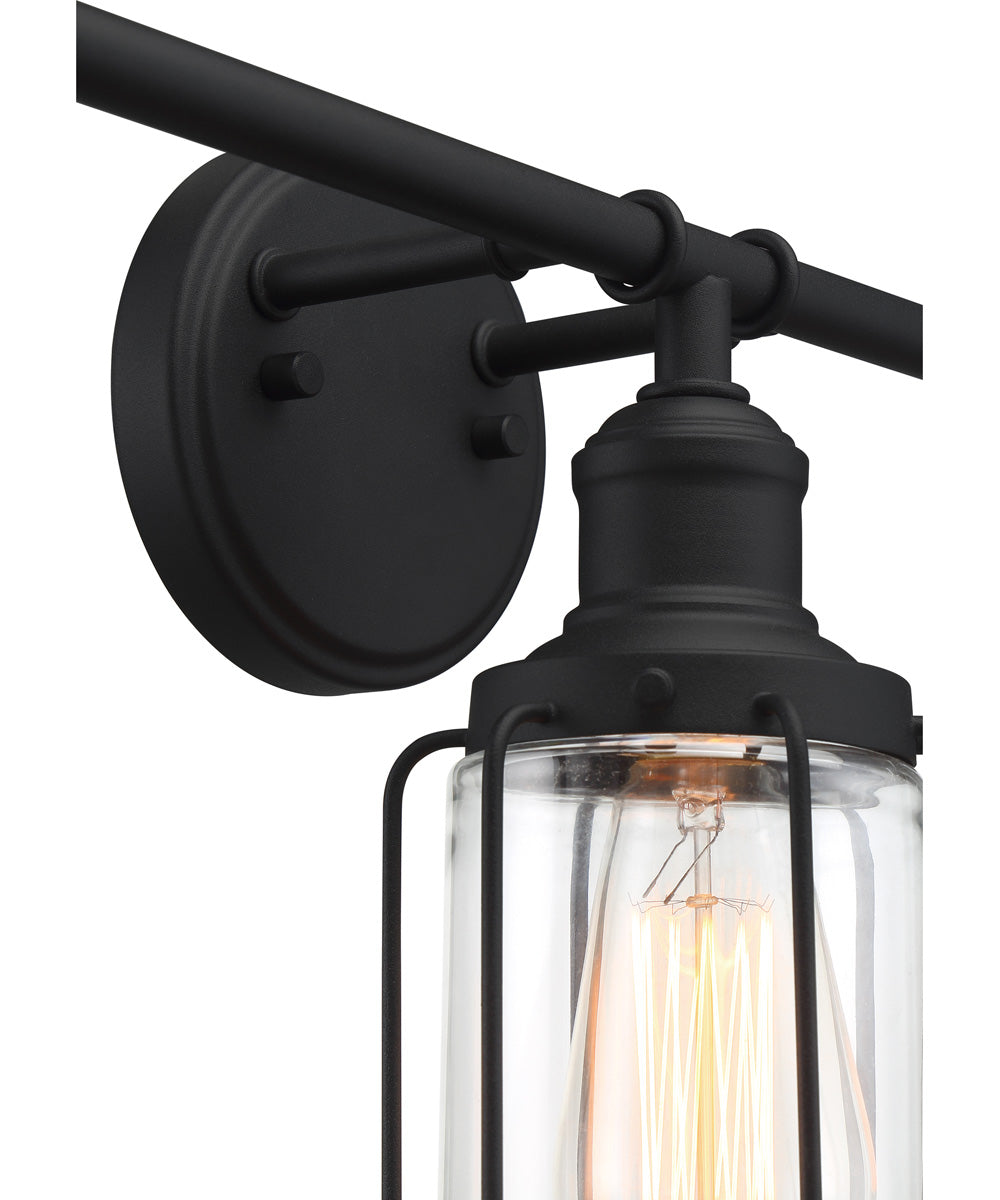 Ludlow Extra Large 4-light Bath Light Earth Black
