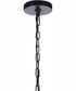 Elliot 5-Light Chandelier Flat Black