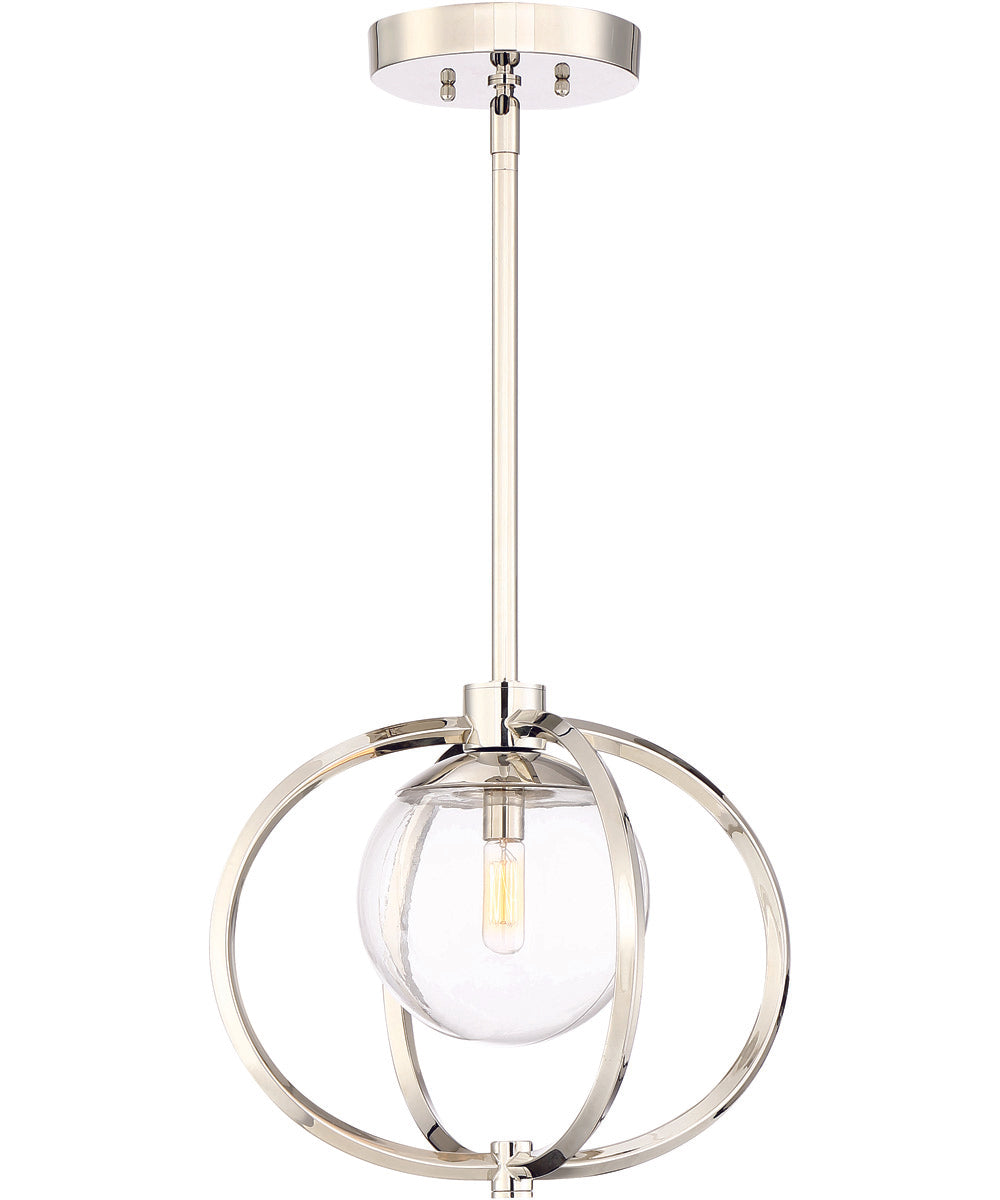 Piltz 1-Light Mini Pendant Polished Nickel