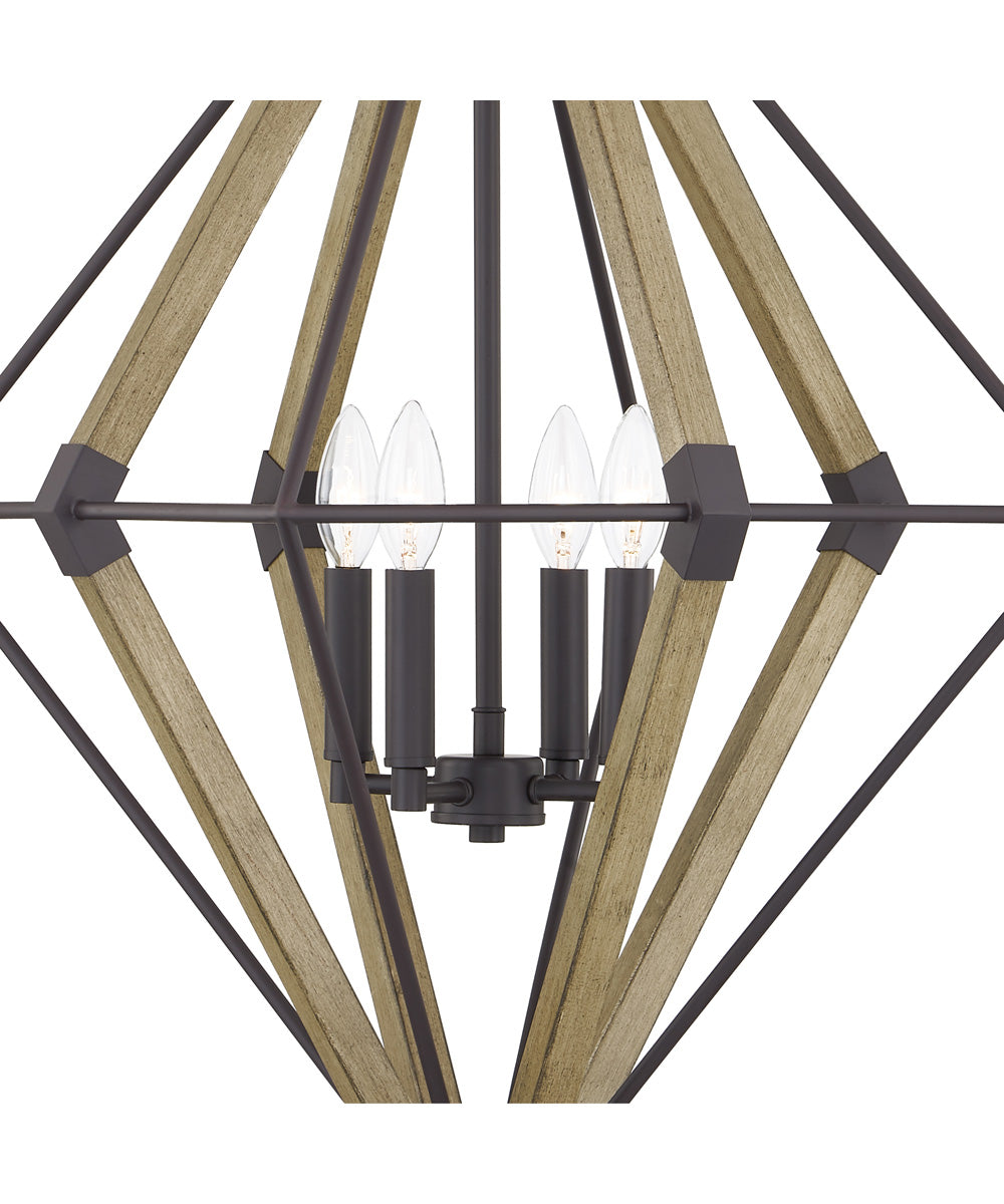 Manchester 4-light Pendant Western Bronze