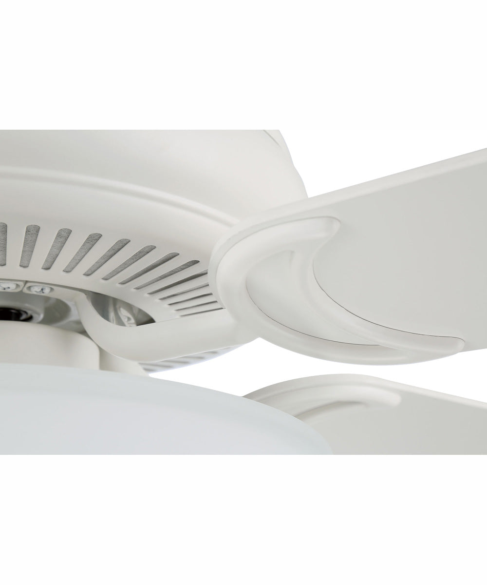 52" Decorator's Choice 3-Light Ceiling Fan Matte White