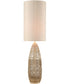 Husk Floor Lamp Natural Rope Finish/Mushroom Linen Shade