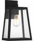 Dunn 1-Light Outdoor Wall Lantern Matte Black