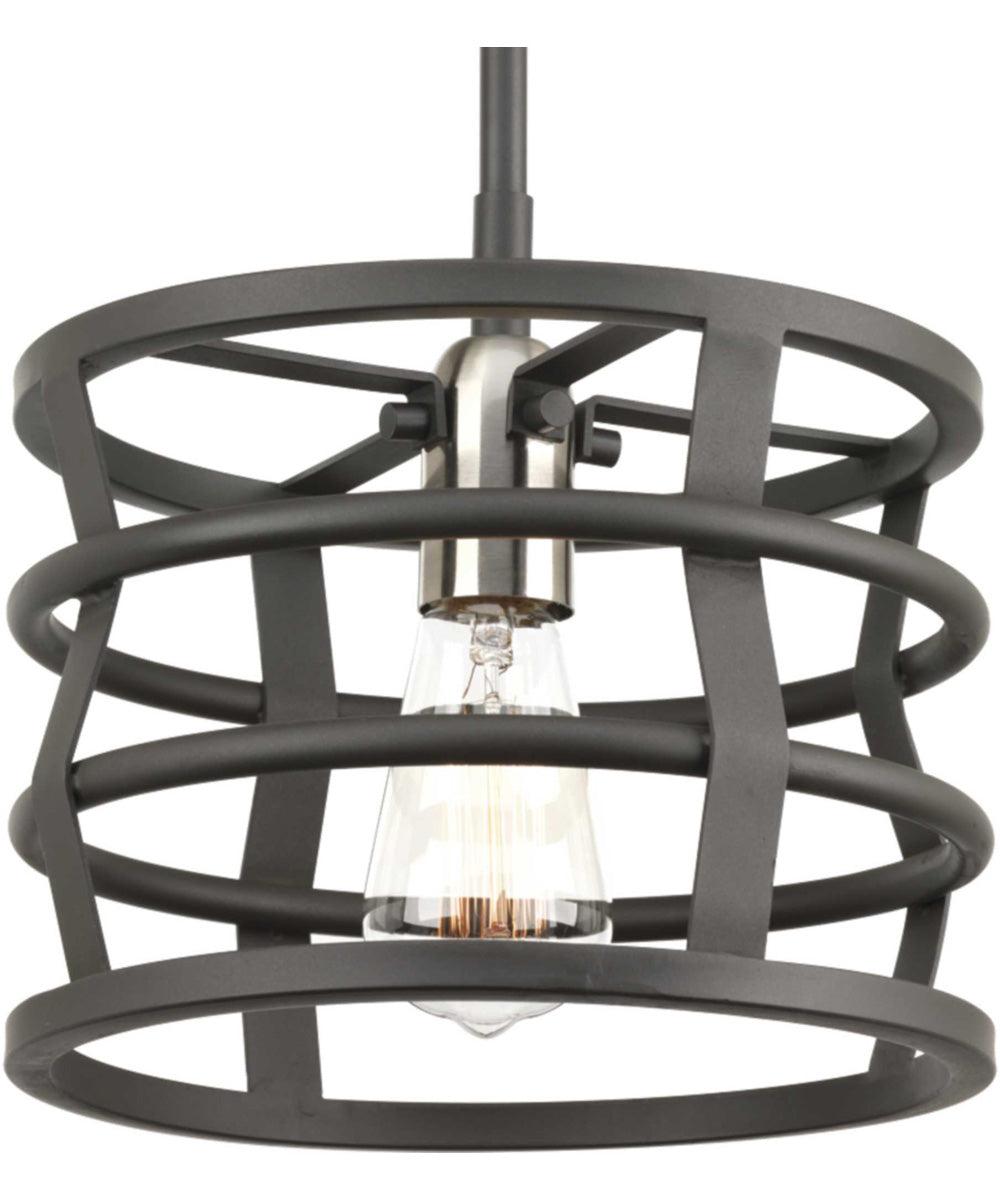 Remix 1-Light Global Pendant Light Graphite
