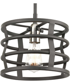 Remix 1-Light Global Pendant Light Graphite