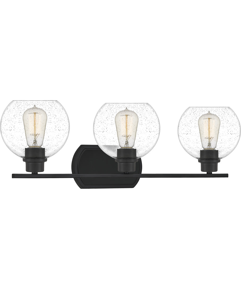 Pruitt Large 3-light Bath Light Matte Black