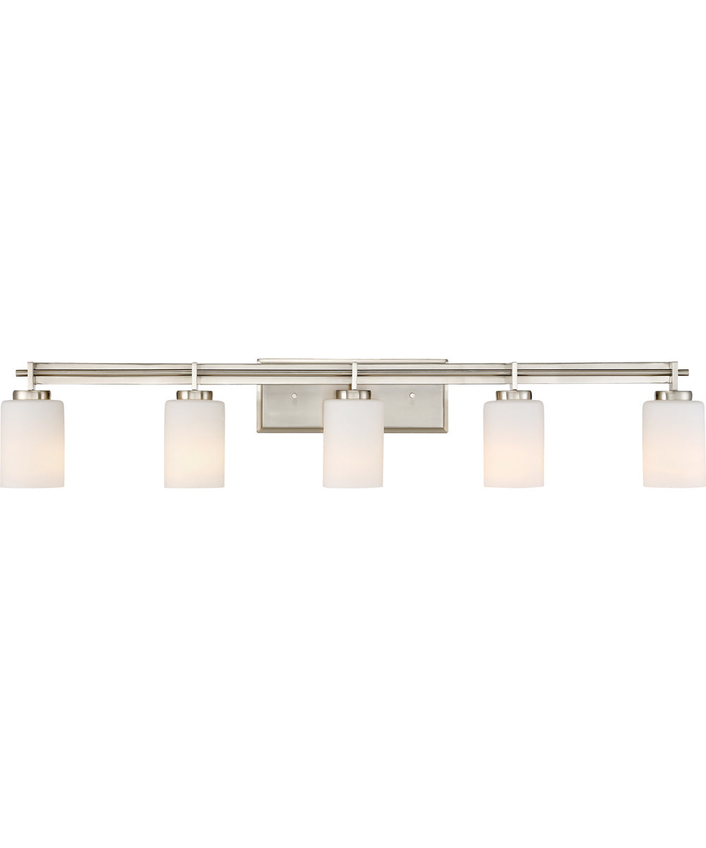 Taylor 5-light Bath Light Brushed Nickel