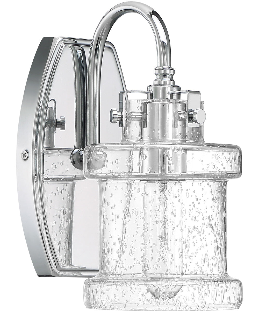 Danbury Small 1-light Wall Sconce Polished Chrome