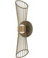 Zeta LED Wall Sconce Natural Aged Brass